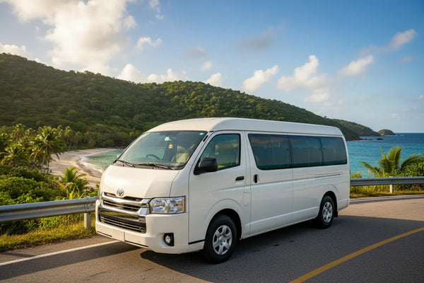Private transfer vehicle for getting around Roatán island