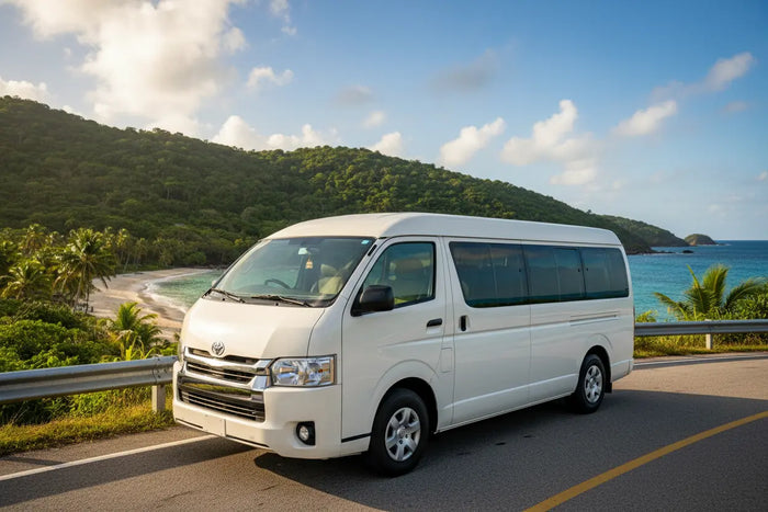 Private transfer vehicle for getting around Roatán island