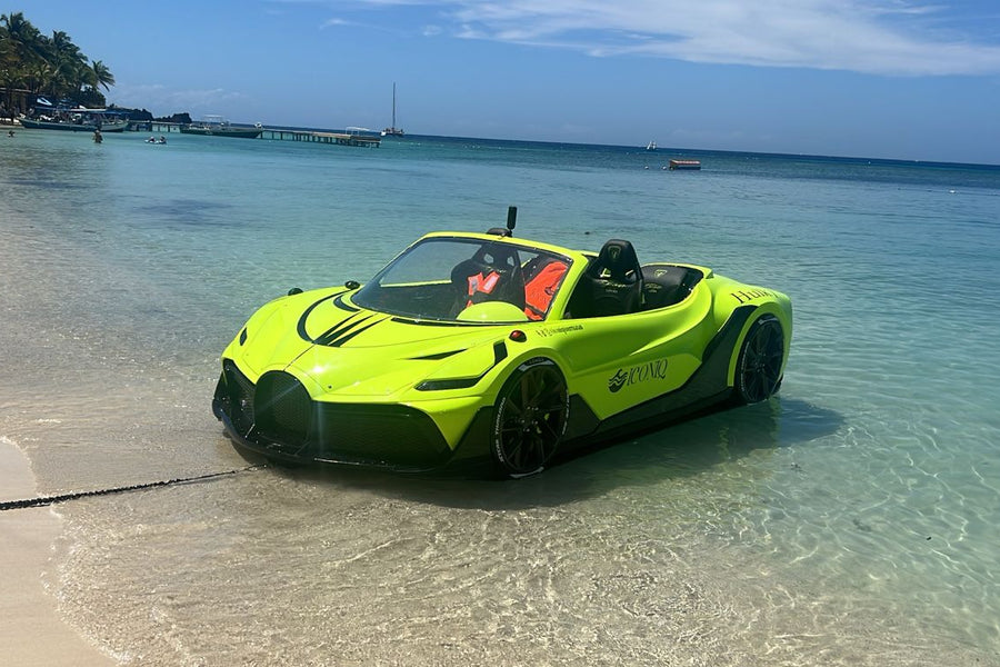 Jet Car Adventure in West Bay, Roatán